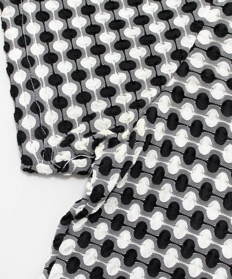 80~90's Star69 Dot Half Zip Pullover M