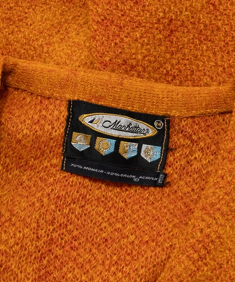 60's Manhattan Mohair V-neck Knit M