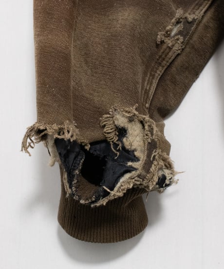 Distressed Carhartt Active Jacket L
