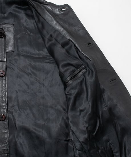 90's PRYE Leather Car Coat S