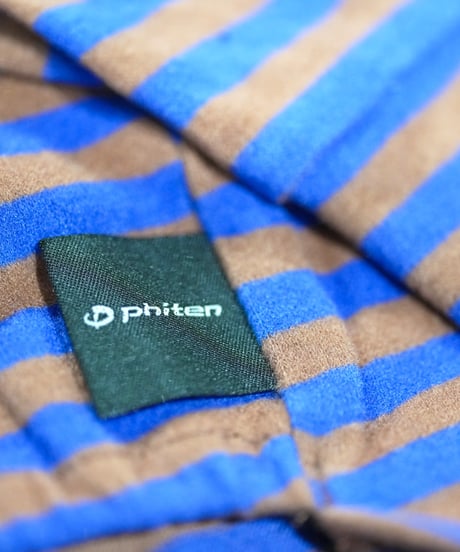 phiten ナノパックタンク ブルー＆ブラウン