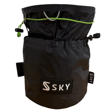 SKY Drop L Bouldering Chalk Bag Black 2