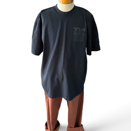 THE RANCH GYM LOGO T-SHIRT LA Navy  のコピー