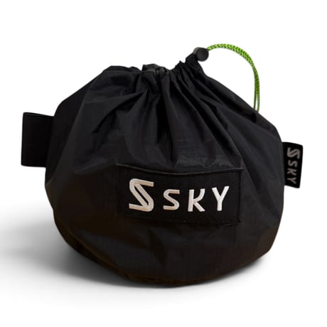 SKY Drop L Bouldering Chalk Bag Black 2
