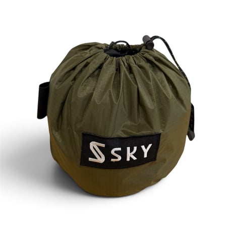 SKY Drop L Bouldering Chalk Bag Olive/Black