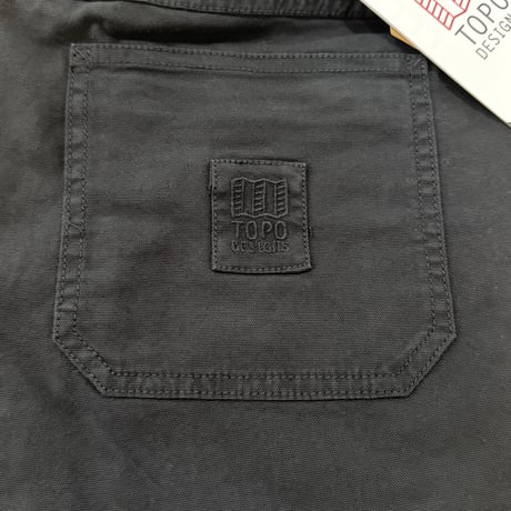 TOPO DESIGNS  DIRT SHORTS - MEN'S Black