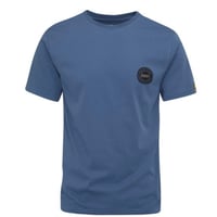 MOON CLIMBING TRAIN HARD BADGE T-SHIRT Ink Blue