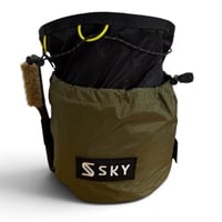 SKY Drop L Bouldering Chalk Bag Olive/Black