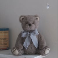ciel étoilé  オリジナル アルパカ生地　もふもふベア　gray L