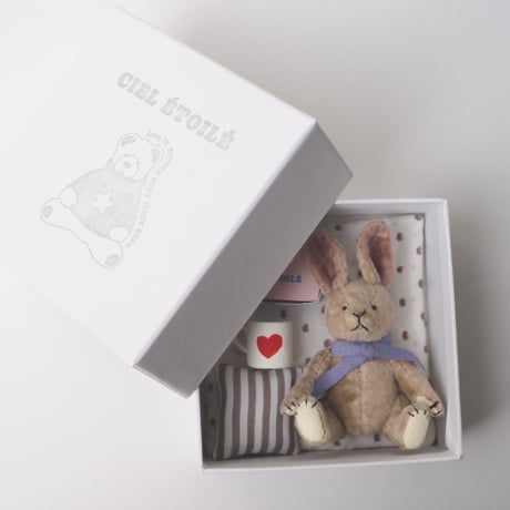 ciel étoilé  オリジナル mini rabbit donuts set beige