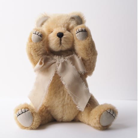 ciel étoilé  オリジナル アルパカ生地　bear yellow