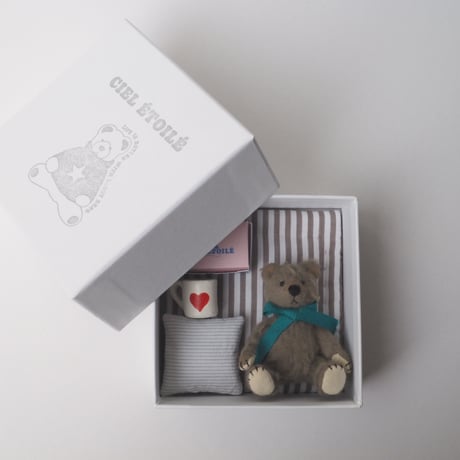 ciel étoilé  オリジナル mini bear donuts set khaki