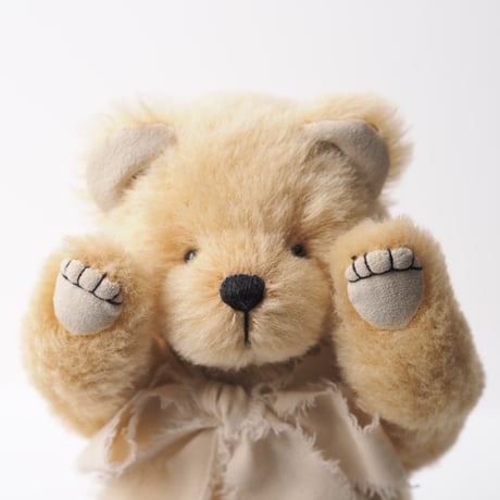 ciel étoilé  オリジナル アルパカ生地　bear yellow