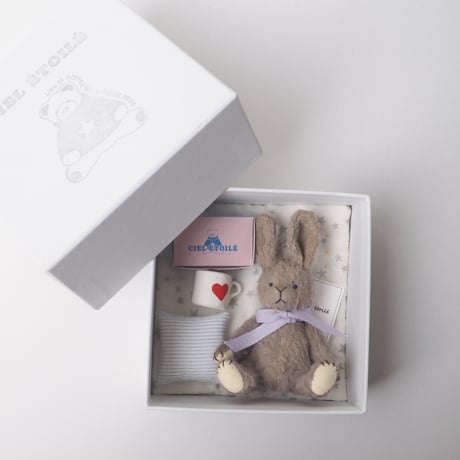 ciel étoilé  オリジナル mini rabbit donuts set khaki
