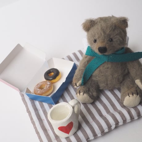 ciel étoilé  オリジナル mini bear donuts set khaki