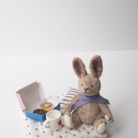 ciel étoilé  オリジナル mini rabbit donuts set beige
