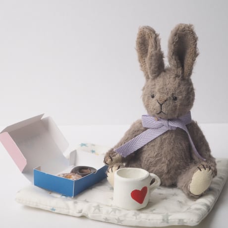 ciel étoilé  オリジナル mini rabbit donuts set khaki