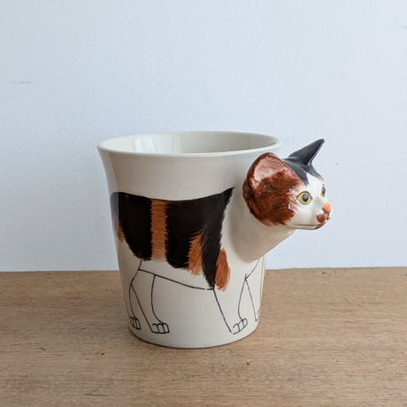 猫のカップ　ミケ