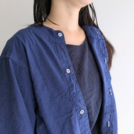 Farmers shirt　NAVY　long sleeve