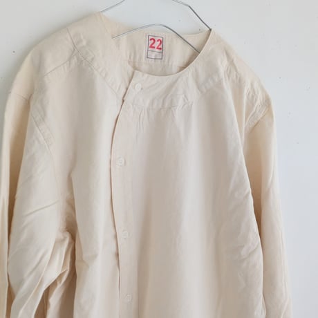 Farmers shirt　IVORY　long sleeve