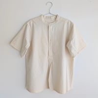 Henley neck shirt　IVORY