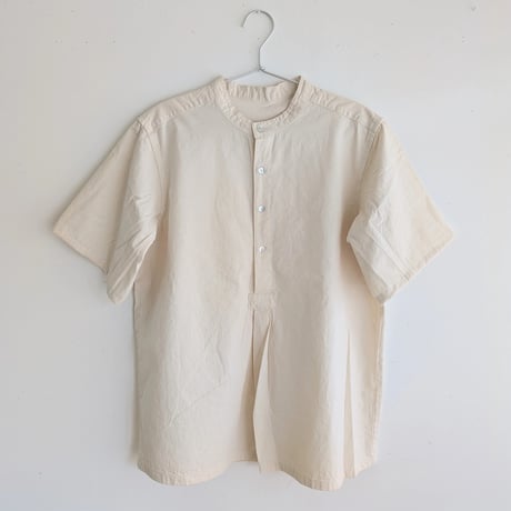 Henley neck shirt　IVORY