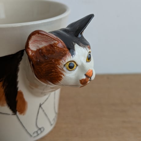 猫のカップ　ミケ