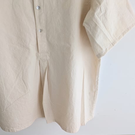 Henley neck shirt　IVORY