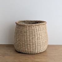 シーグラスぽってりカゴ　（単品）