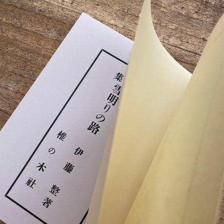 伊藤整『雪明りの路』（特選　名著復刻全集　近代文学館）