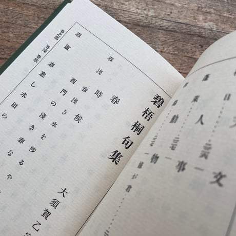 河東碧梧桐『碧梧桐句集』（特選　名著復刻全集　近代文学館）