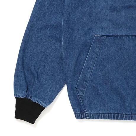 WASHED DENIM SWING TOP