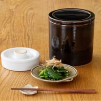 長谷園　土鍋　浅漬器