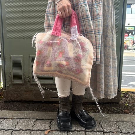 print knit bag