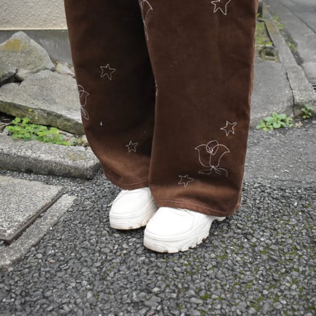 hanasugiyama受注アイテム/7.fellings stich pants