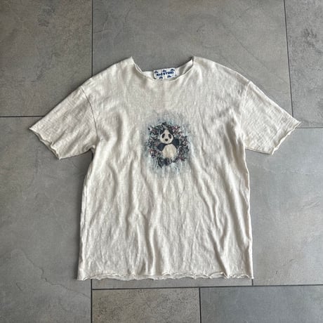 リースプリントTシャツ　パンダ