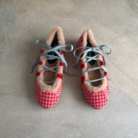 sneaker/ Turn  red check  23㎝