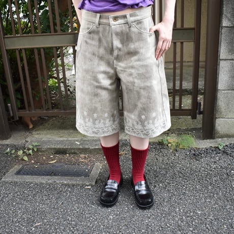 Trace Half Denim Lサイズ