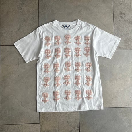 チューリップたくさんTシャツ　pink