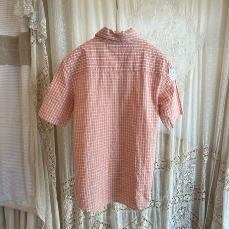 republic ribbonチェック柄　シャツ