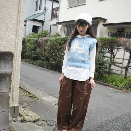 hanasugiyama受注アイテム/7.fellings stich pants