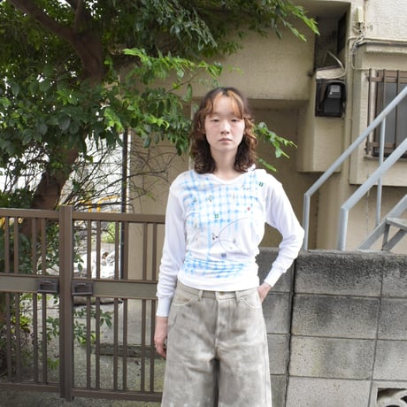 Trace Half Denim Lサイズ