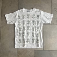チューリップたくさんTシャツ　blue