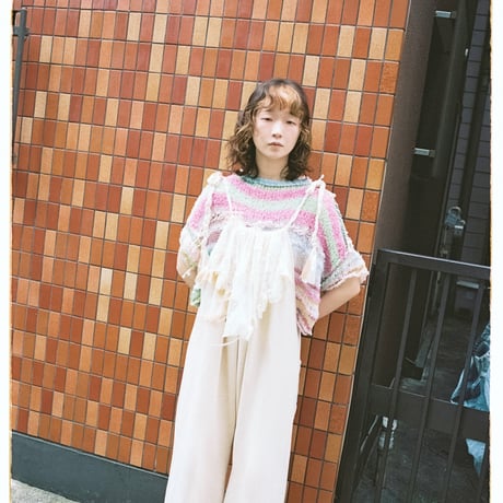 wave knot sweater short sleeve