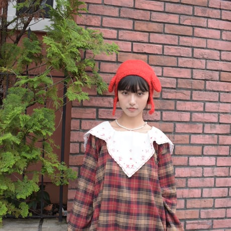 hanasugiyama受注アイテム/21.dog knit cap