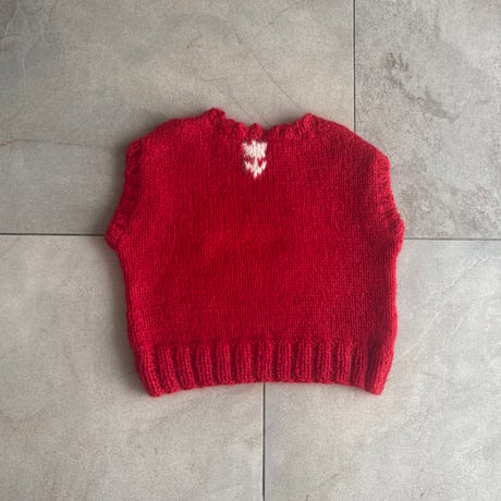hanasugiyama受注アイテム/19.dog knit vest