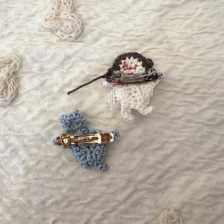 Doll hair clip set