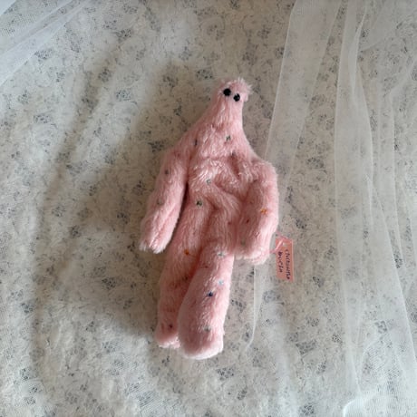 くたくたにんげんのぬいぐるみ　ピンク