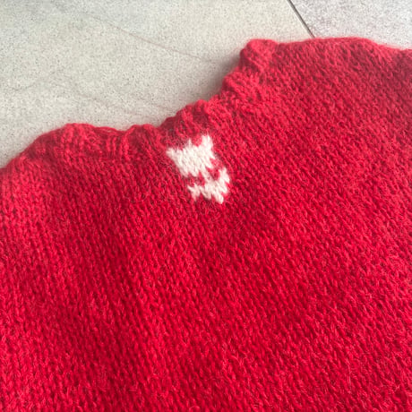 hanasugiyama受注アイテム/18.cat knit vest