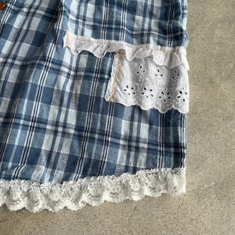 ruffled  shirt skirt